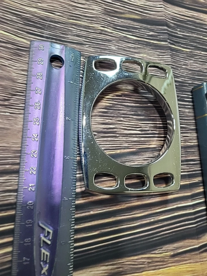 Cepillo de dientes y portavasos de baño de acero MCM vintage años 60 Foto 4 de 4