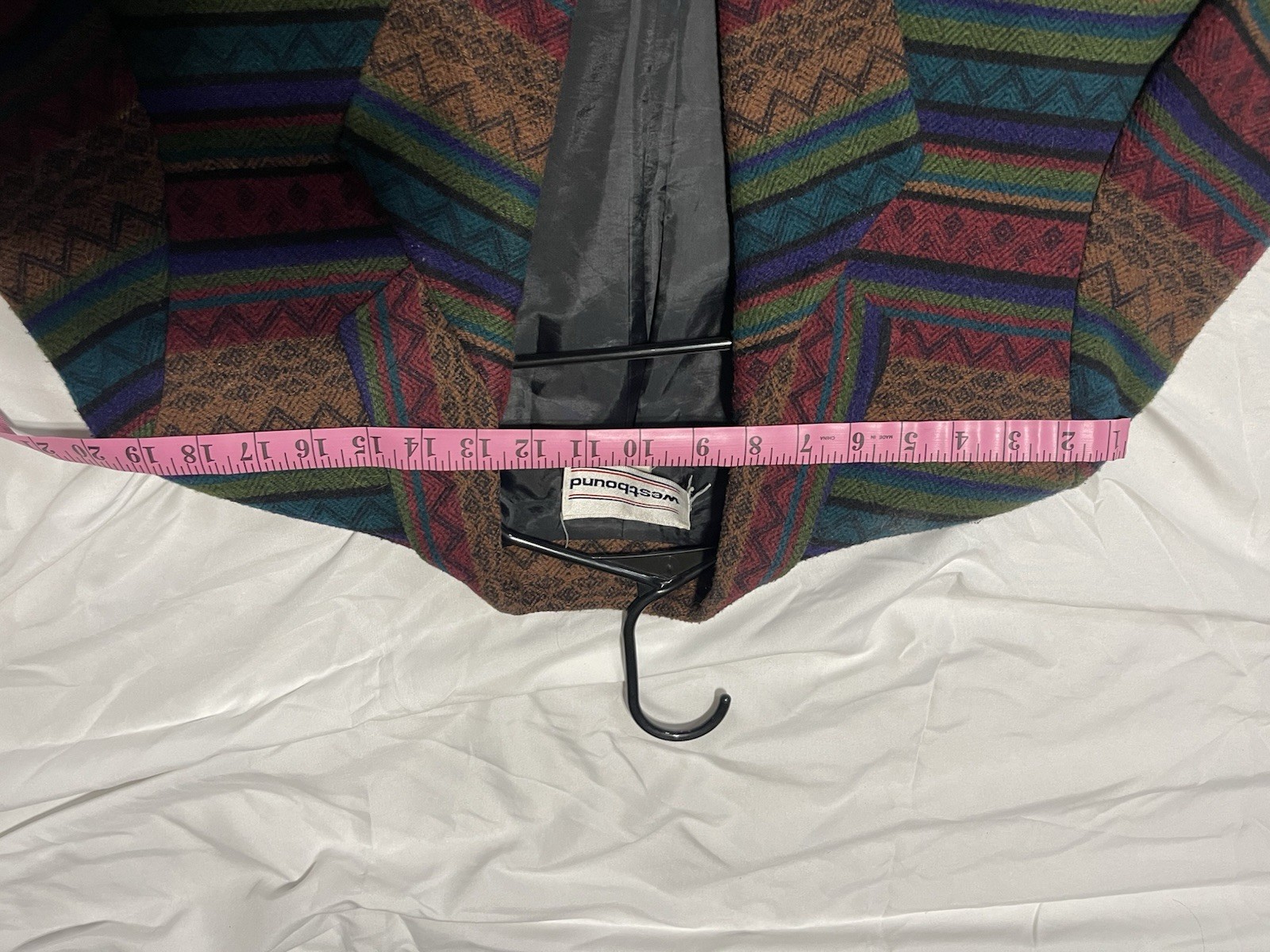 Westbound Multicolor Striped Button Pockets Mid-L… - image 4