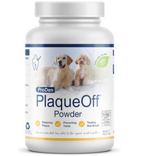 Proden Plaqueoff Powder for Pets - Cat Dog Breath Freshener - Plaque Tartar