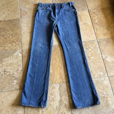 Vintage Levi  s Jeans Blue Denim Orange Tab 20517 80s 1981 W35 L35 USA     