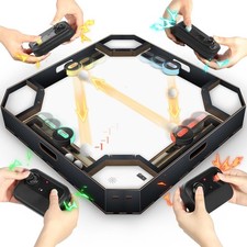 4 Player Air Hockey Game Table for Adults  Kids - Fun Family Gathering Games