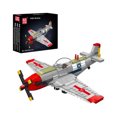 Mould King 24068 P-51D Mustang Fighter Baustein Set | 396 Teile