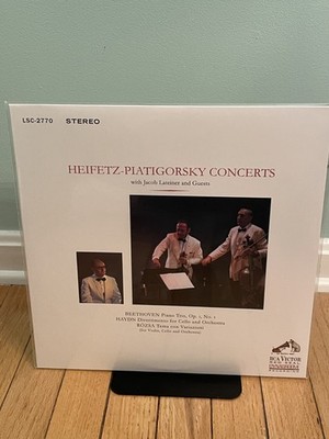 Heifetz-Piatigorsky Concerts with Jacob Lateiner & Guests 180g LP IMPEX NEW 
