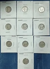 New ListingLot 10 Mercury Dimes/1942 Silver/US Coins