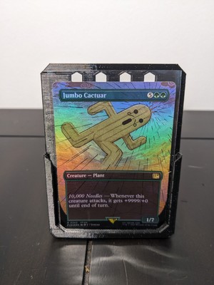 MTG Jumbo Cactuar 0343 - Borderless Foil (NM)