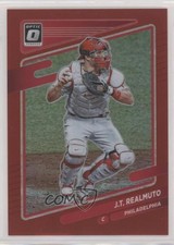 2021 Panini Donruss Optic Red Prizm 55/60 JT Realmuto #161 y0i