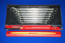 Snap-on New 7 Piece 12-point Metric Long Combination Wrench Set Oexlm707b