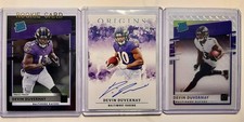 3 LOT Devin Duvernay RC Clearly Donruss Holo Mosaic Origins #’d /10 ON CARD AUTO