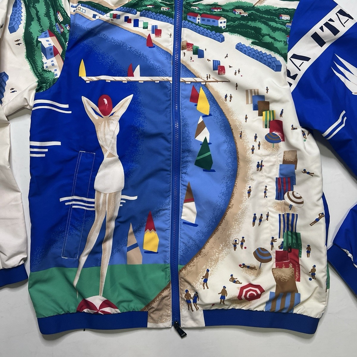Polo Ralph Lauren 1992 Stadium Riviera Italia Jacket Size Medium