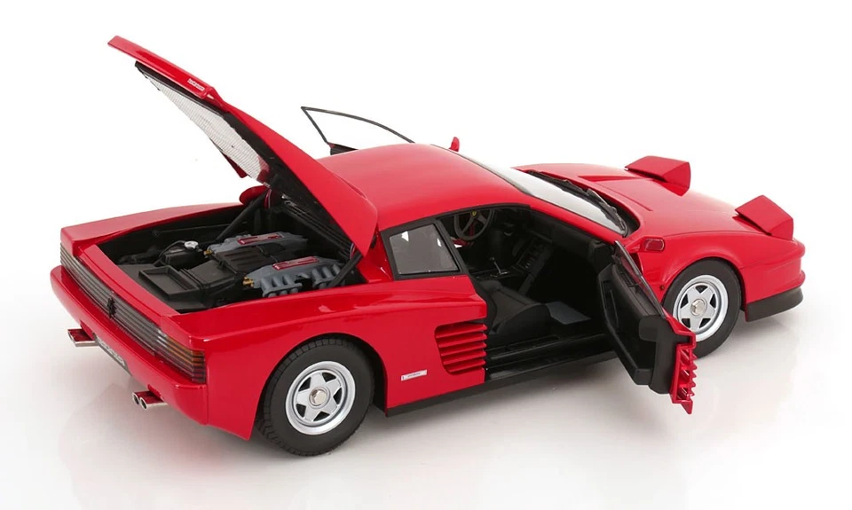 KK Scale 1:12 FERRARI TESTAROSSA RED 1986 WITH OPENINGS - KKDC120201 - Immagine 4 di 4