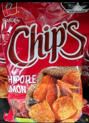 2X BARCEL POTATO CHIPS CHIPOTLE LIME FLAVOR - 2 BIG BAGS OF 150g EACH FREE SHIP 