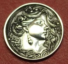 HOBO Buffalo Nickel Art Deco Woman Real US Nickel