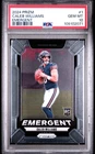 2024 Panini Prizm Emergent #1 Caleb Williams PSA 10