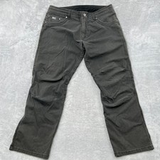 Kuhl Revolvr Uberkuhl Stretch Pants Size 36x30 Gray Hiking Outdoor Utility Read