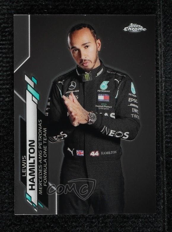 2020 Topps Chrome Formula 1 F1 Racers Lewis Hamilton #1 1b3b