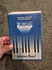 Fatar Studio 900 Studio 1100 Midi Pedaliera MP-1 Istruzioni Manuale Tastiera