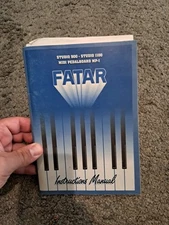 Fatar Studio 900 Studio 1100 Midi Pedalboard MP-1 Instructions Manual Keyboard