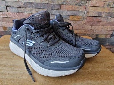 Skechers D'Lux Walker Sneaker - Infinite Motion grau - UK Größe 4. Sehr guter Zustand.