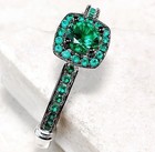 1CT Heat Treated Green Tourmaline 925 Sterling Silver Ring Jewelry Sz 7 MP2 — photo 2