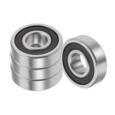 4pcs Deep Groove Ball Bearings - [12mm x 30mm x 9mm] Chrome Steel Balls