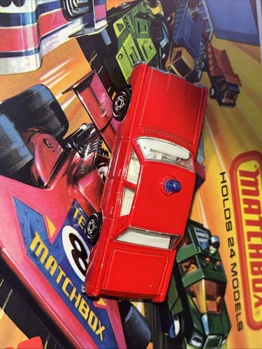 Matchbox Superfast No. 55 or 73 Mercury Fire Chief Car Lesney Transitional