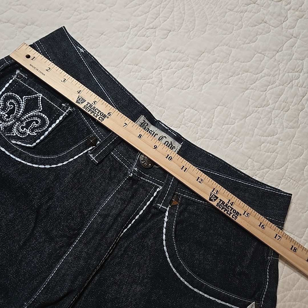 Vtg Basic Code Jeans Loose Denim Skater Hiphop 90… - image 7