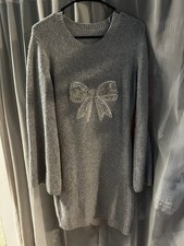 Grey Sweater Dress For Women Pearl How Design With Flare Sleeves