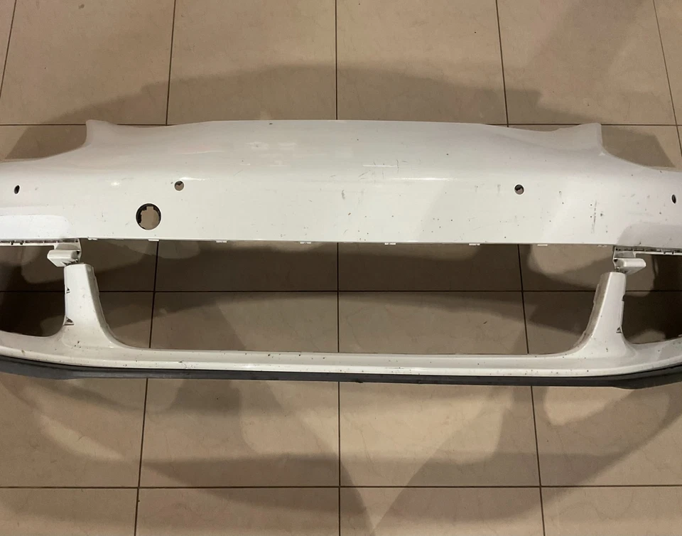 Front Bumper Cover White 2017-2019 Porsche Panamera 971+807+541 OEM - Image 3 of 4