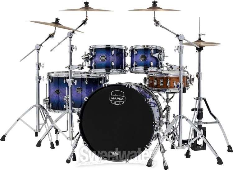 Mapex Saturn VI Studioease 5-piece Shell Pack - Cobalt Burst - Image 2 of 3