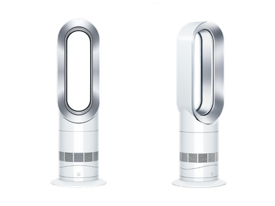 Dyson AM09 Hot+Cool™ Jet Focus fan heater (White/Silver) | eBay