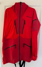 Peak Performance Vertical Ski Jacket Size L Large Red RRP £690
