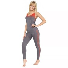 Ladies Gym Wear Sets Womens Leggings Vest Top Sports Fitness Workout Yoga Suits