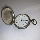 Elgin 1880  18s 7J Antique Keywind coin silver Pocket Watch for parts repair
