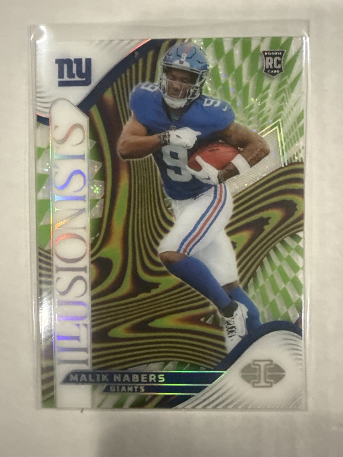 Malik Nabers Panini Illusions Illusionists #6 Stardust