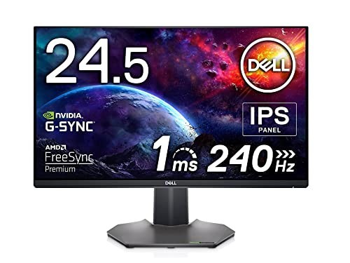 Dell 240hz モニター　24.5インチ Dell 240Hz Gaming Monitor 24.5 Inch Full HD Monitor with IPS