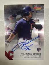 2015 Bowman's Best Francisco Lindor Best of 2015 RC Auto 