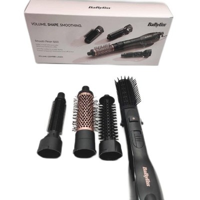 BaByliss Smooth Finish 1200 WarmluftbÃ¼rste 5 AufsÃ¤tzen VolumenFormenGlÃ¤tten 3