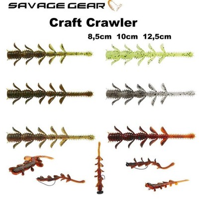 Savage Gear Craft Crawler 8,5cm 10cm 12,5cm Creature Bait (6 - 8 Stück) Softbait