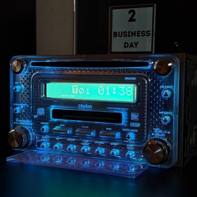 Clarion DMZ266 2DIN Car Audio CD MD Player JDM DSP 12-Color Illumination Stock