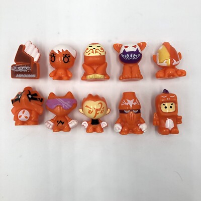 COMPLETE SET of Orange ADVANCE SERIES Gogos Crazy Bones | eBay