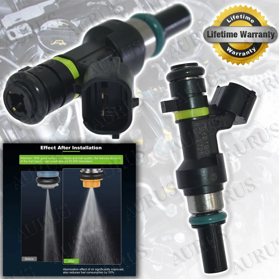 4 оригинальные топливные форсунки Hitachi для Nissan Altima Rogue 2,5 л FBY21B0 I4 2013-2015 годов выпуска - Изображение 4 из 4