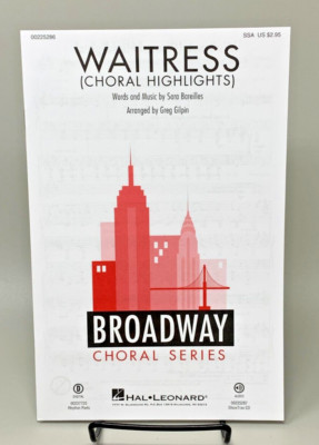 Waitress Broadway Choral SSA Sara Bareilles 00225286