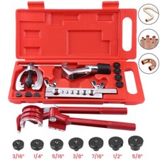 Brake Lines Repair Kit Copper Pipe Flaring Tool Cutter Bender 3/16" Unions Nuts