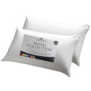 hotel stripe pillows