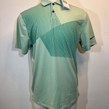 Nike Dri-Fit Vapor Men's Printed Golf Polo Enamel Green DN655214 Med