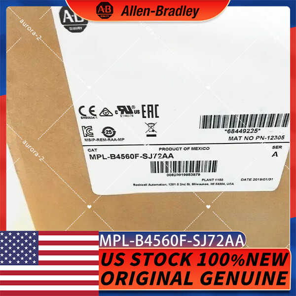 MPL-B4560F-SJ72AA New Sealed Allen-Bradley Servo Motor Free