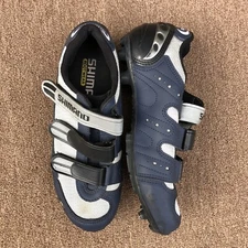 shimano cycling shoes mens 42 US 8.5 blue gray SH-M152N