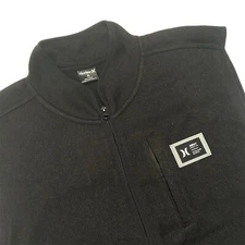 NWT Hurley Supply Co Men's XL Black Mesa Ridgeline Full Zip Sweater Vest