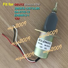 12V Solenoid Valve SA-5132-12 2003ES-12S7ULB5 Fit for DEUTZ Bosch RSV EHB4813-1
