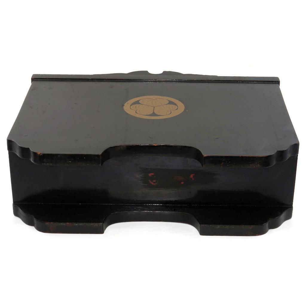 Japanese 19th Century Kokoro Black Lacquered Sake Casks, 16